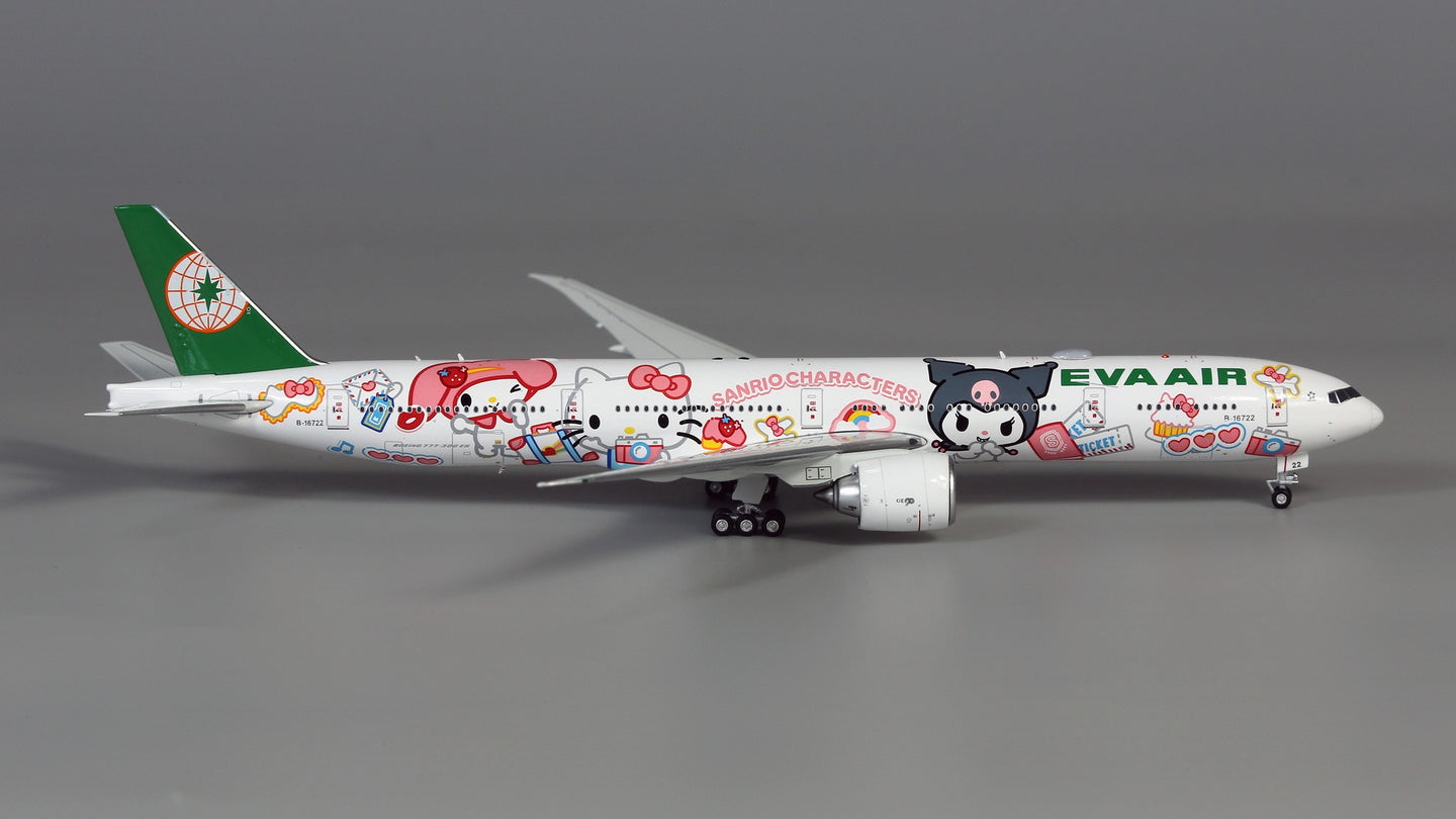 AVIATION 400 B777-36NER EVA AIR SANRIO CHARACTER (DETACHABLE GEAR) REG: B-16722