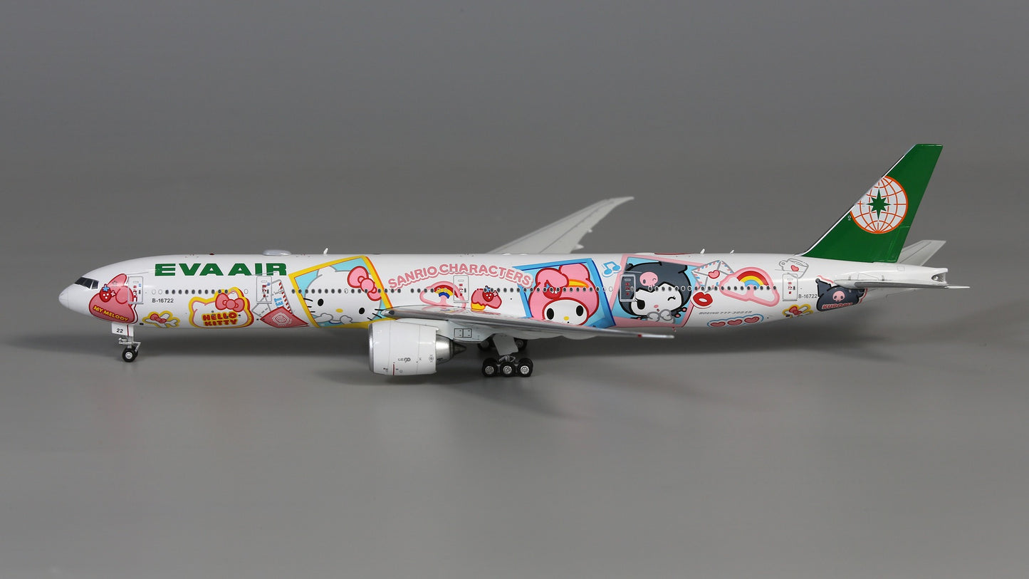 AVIATION 400 B777-36NER EVA AIR SANRIO CHARACTER (DETACHABLE GEAR) REG: B-16722