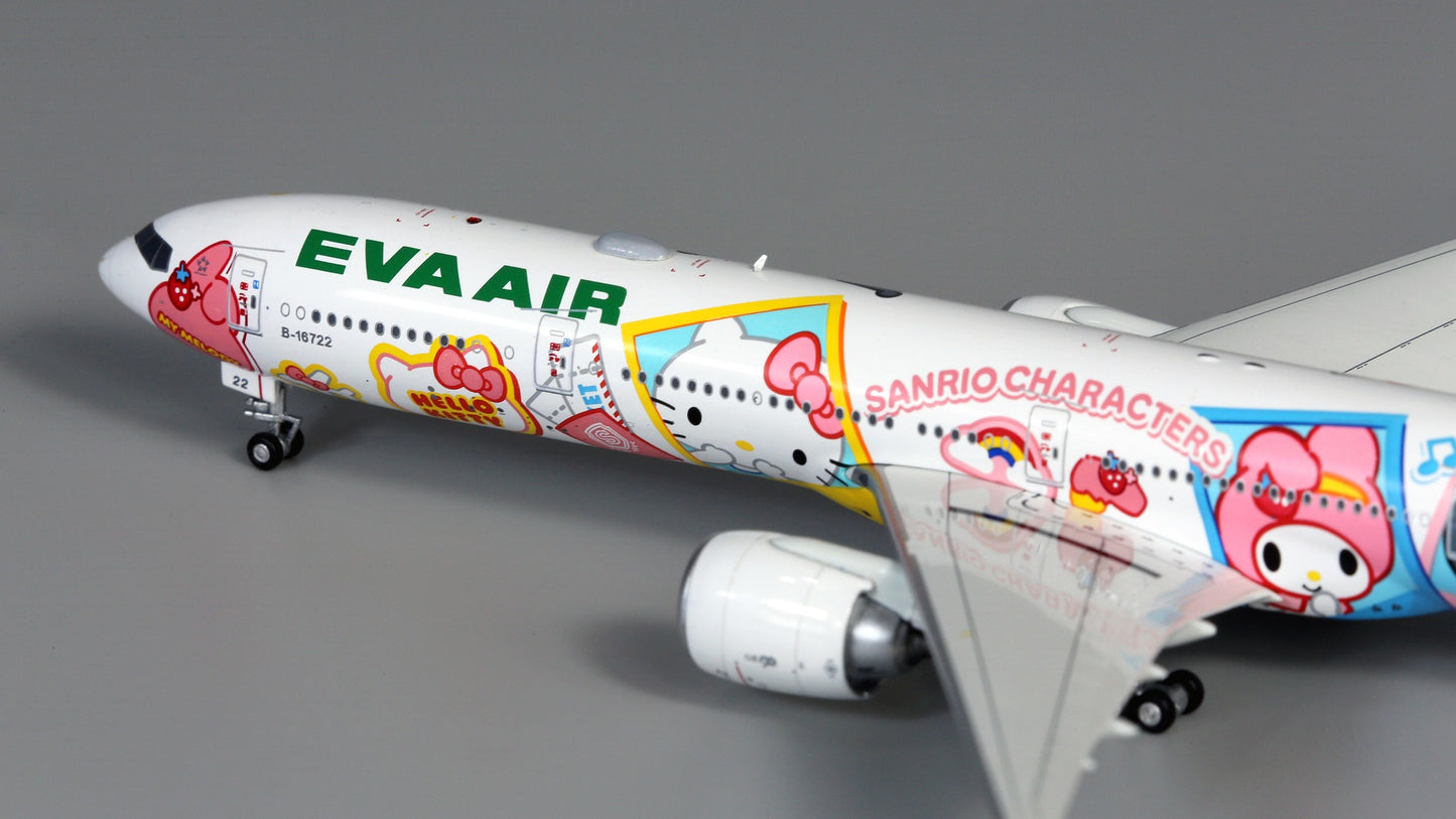 AVIATION 400 B777-36NER EVA AIR SANRIO CHARACTER (DETACHABLE GEAR) REG: B-16722