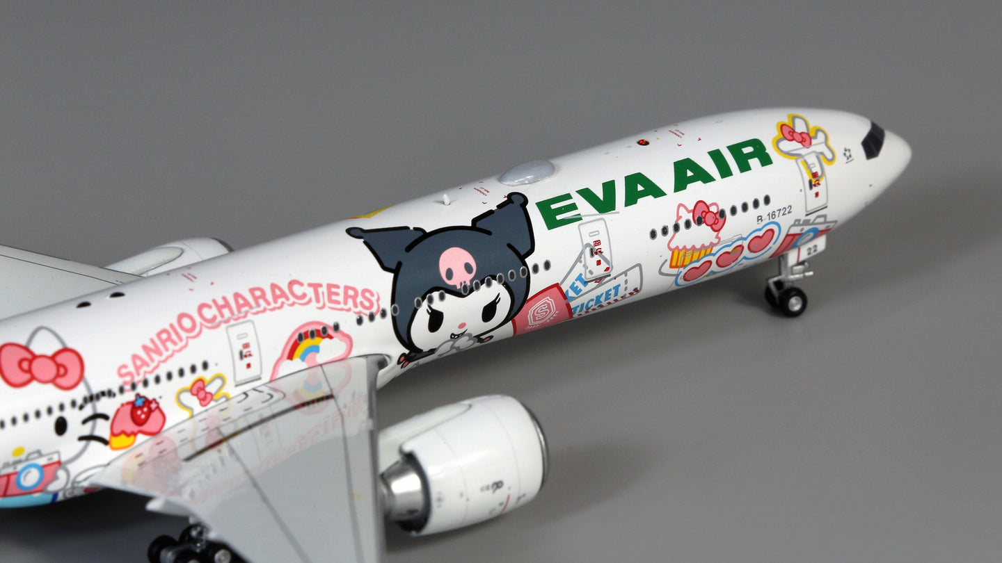 AVIATION 400 B777-36NER EVA AIR SANRIO CHARACTER (DETACHABLE GEAR) REG: B-16722