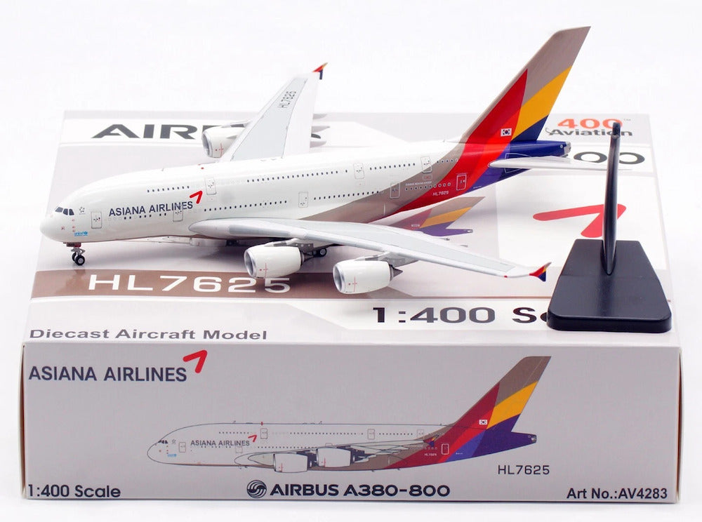 AVIATION 400 A380-841 ASIANA AIRLINES (DETACHABLE GEAR) REG: HL7625
