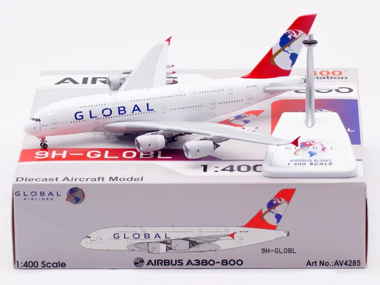 AVIATION 400 A380-841 GLOBAL AIRLINES (DETACHABLE GEAR) REG: 9H-GLOBL