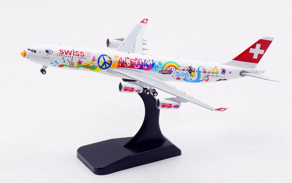 AVIATION 400 A340-313 SWISS "SAN FRANCISCO" REG: HB-JMJ
