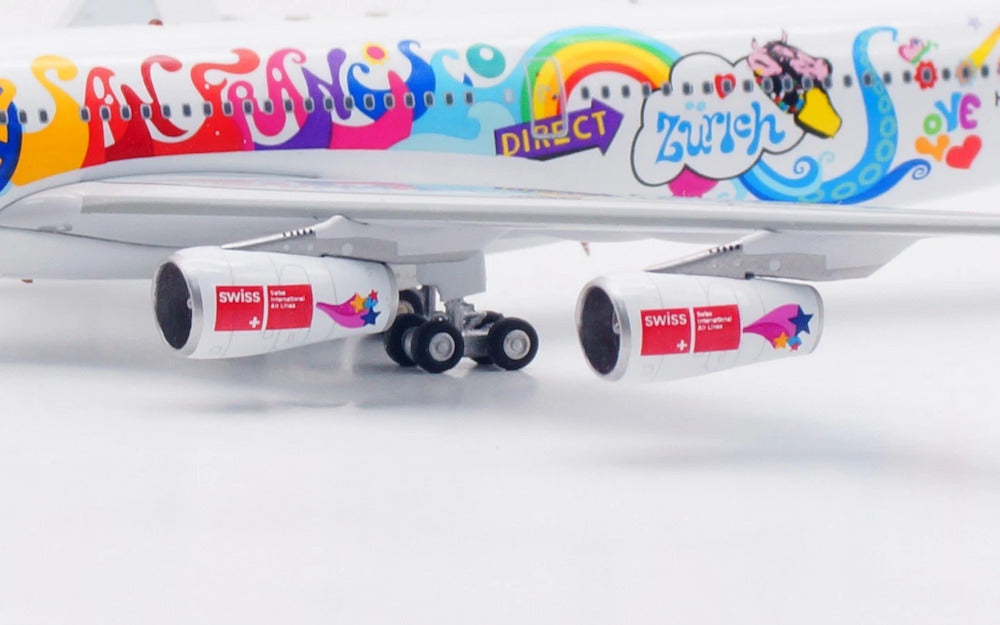 AVIATION 400 A340-313 SWISS "SAN FRANCISCO" REG: HB-JMJ