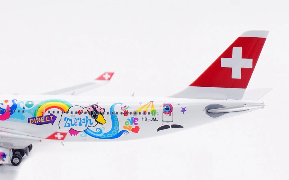 AVIATION 400 A340-313 SWISS "SAN FRANCISCO" REG: HB-JMJ
