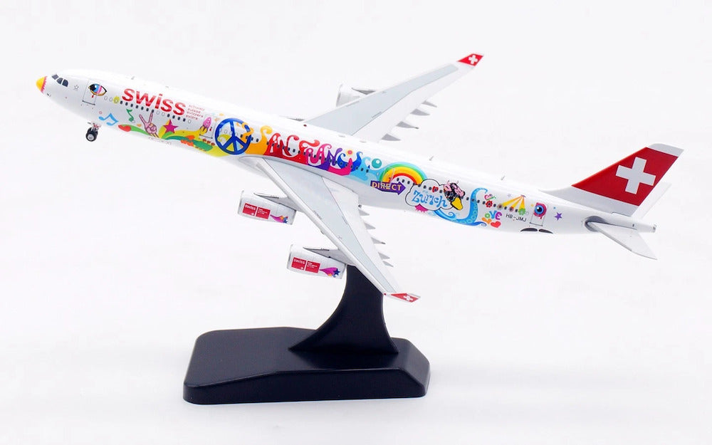 AVIATION 400 A340-313 SWISS "SAN FRANCISCO" REG: HB-JMJ