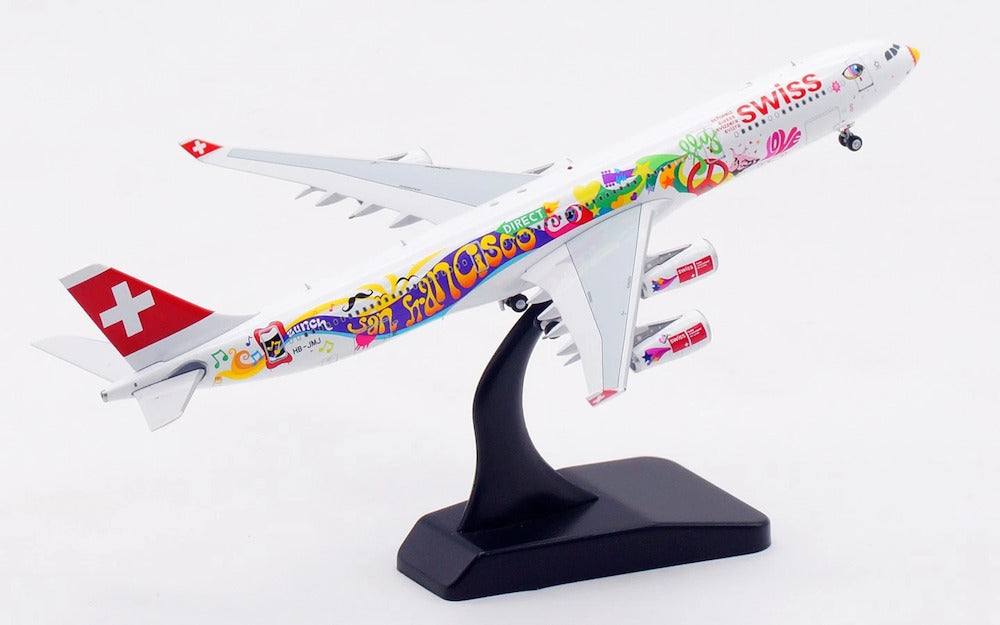 AVIATION 400 A340-313 SWISS "SAN FRANCISCO" REG: HB-JMJ