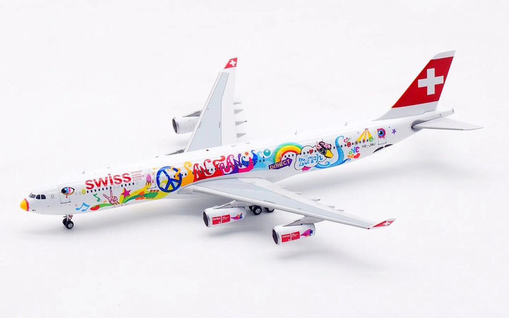 AVIATION 400 A340-313 SWISS "SAN FRANCISCO" REG: HB-JMJ