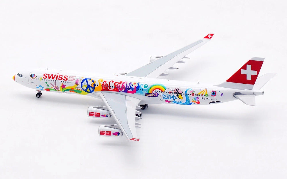 AVIATION 400 A340-313 SWISS "SAN FRANCISCO" REG: HB-JMJ