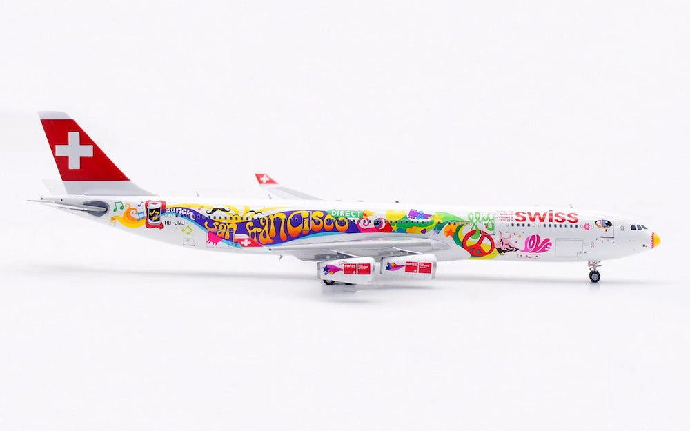 AVIATION 400 A340-313 SWISS "SAN FRANCISCO" REG: HB-JMJ