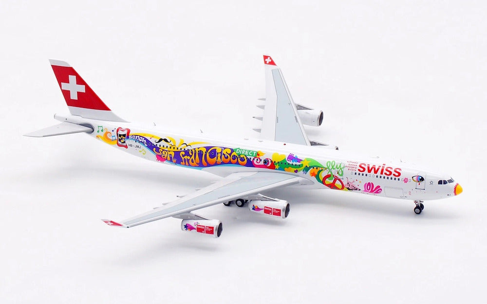 AVIATION 400 A340-313 SWISS "SAN FRANCISCO" REG: HB-JMJ