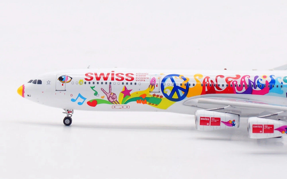 AVIATION 400 A340-313 SWISS "SAN FRANCISCO" REG: HB-JMJ