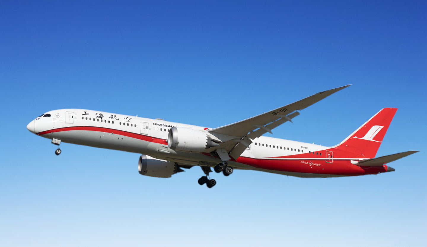 AVIATION 400 B787-9 DREAMLINER SHANGHAI AIRLINES "100TH SHANGHAI AIRLINES" (DETACHABLE GEAR) REG: B-1111