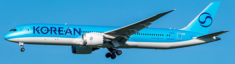 AVIATION 400 B787-9 DREAMLINER KOREAN AIR (DETACHABLE GEAR) REG: HL8081