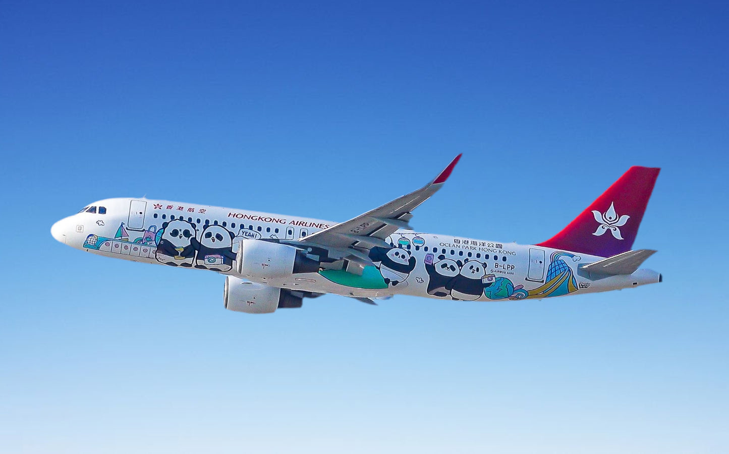 AVIATION 400 A320-214(WL) HONG KONG AIRLINES "PANDAFRIENDS" REG: B-LPP