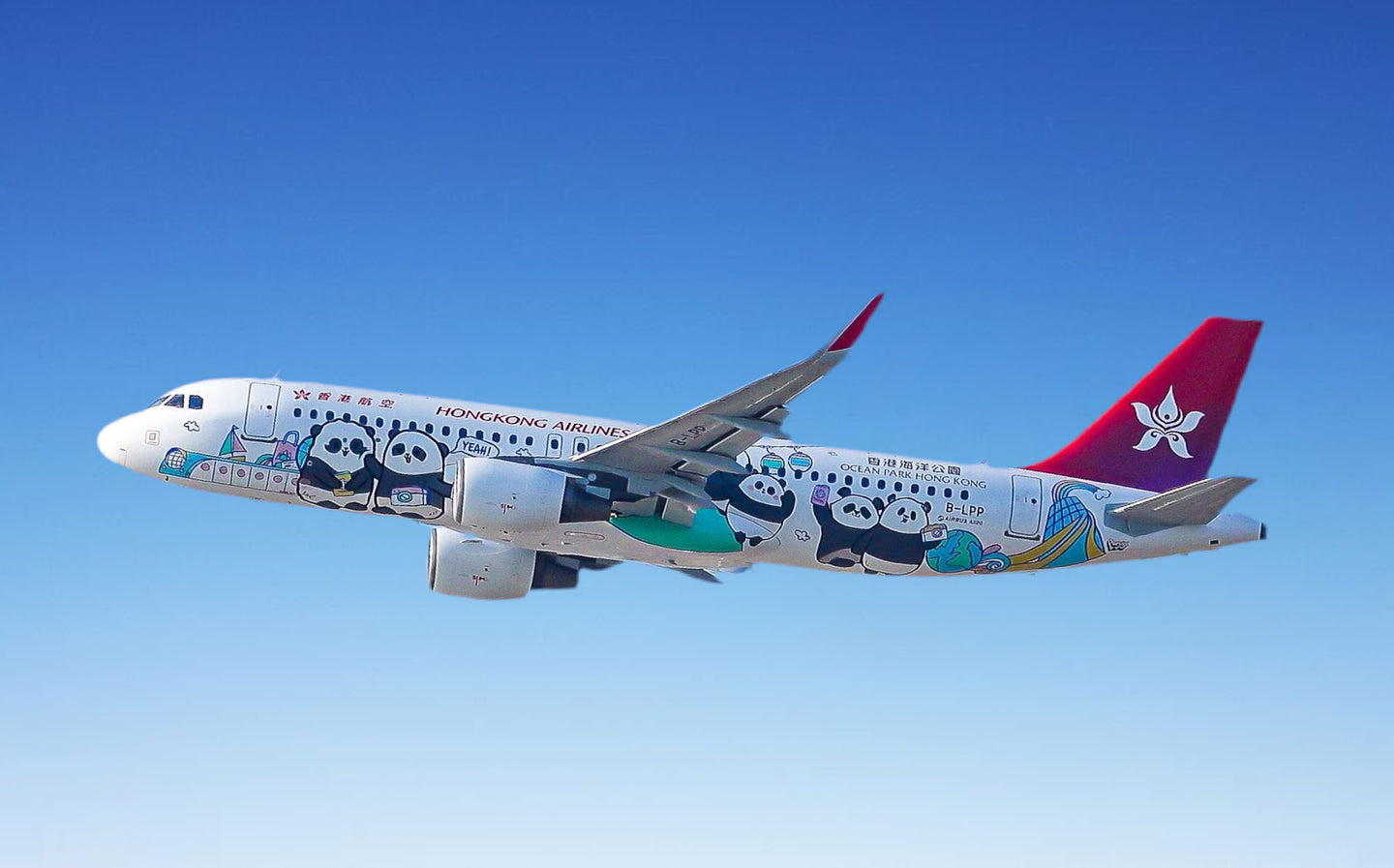AVIATION 400 A320-214(WL) HONG KONG AIRLINES "PANDAFRIENDS" REG: B-LPP