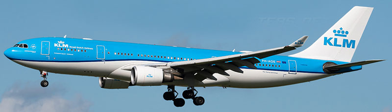 AVIATION 400 A330-200 ROYAL DUTCH AIRLINES (KLM) REG: PH-AOE