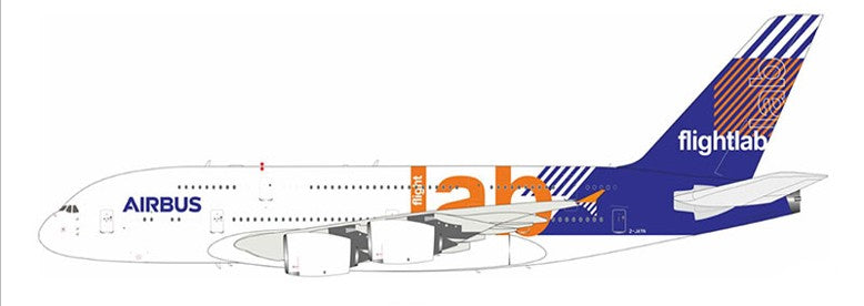 AVIATION 400 A380 EVA AIRWAYS HOUSE COLOURS "AIRBUS FLIGHT LAB" REG: 2-JAYN