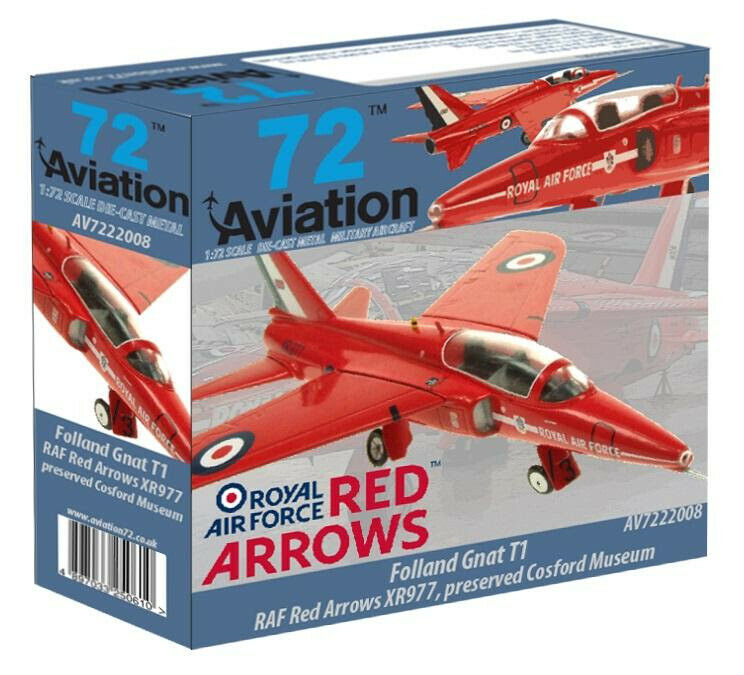 AVIATION72 FOLLAND GNAT T1 RAF RED ARROWS