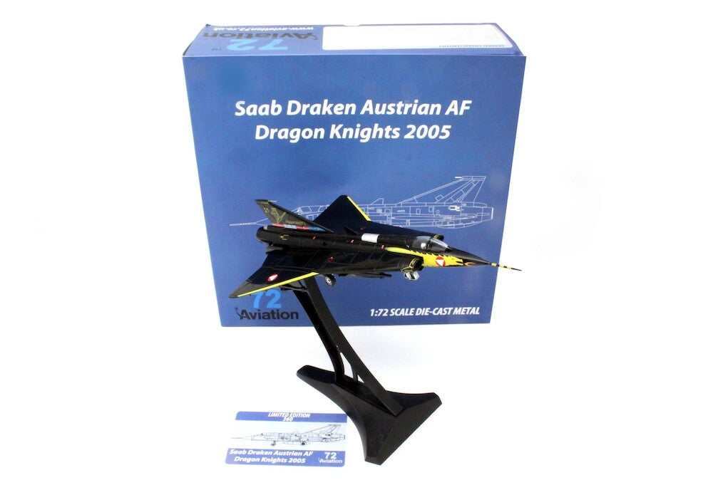 AVIATION 72 J35OE DRAKEN AUSTRIAN AIR FORCE "DRAGON KNIGHTS" 2005