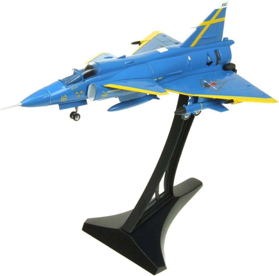 AVIATION72 SAAB VIGGEN JA37D SWEDISH AIR FORCE "BLUE PETER" F16-32