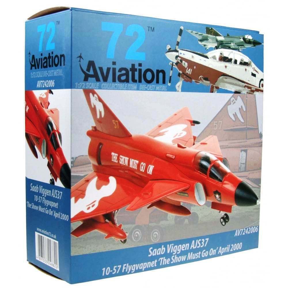 AVIATION72 SAAB VIGGEN SWEDISH AIR FORCE "THE SHOW MUST GO ON" 57