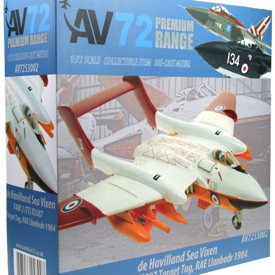 AVIATION72 DH SEA VIXEN TARGET TUG XS587