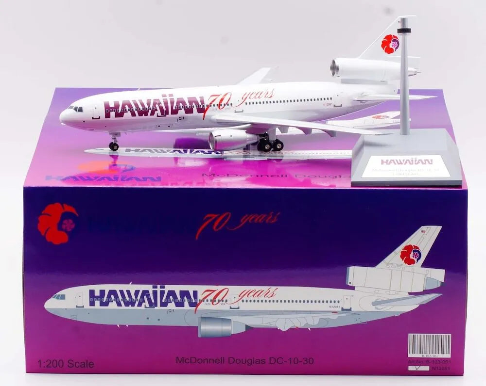 WB MODELS DC-10-30 HAWAIIAN AIR REG: N12061