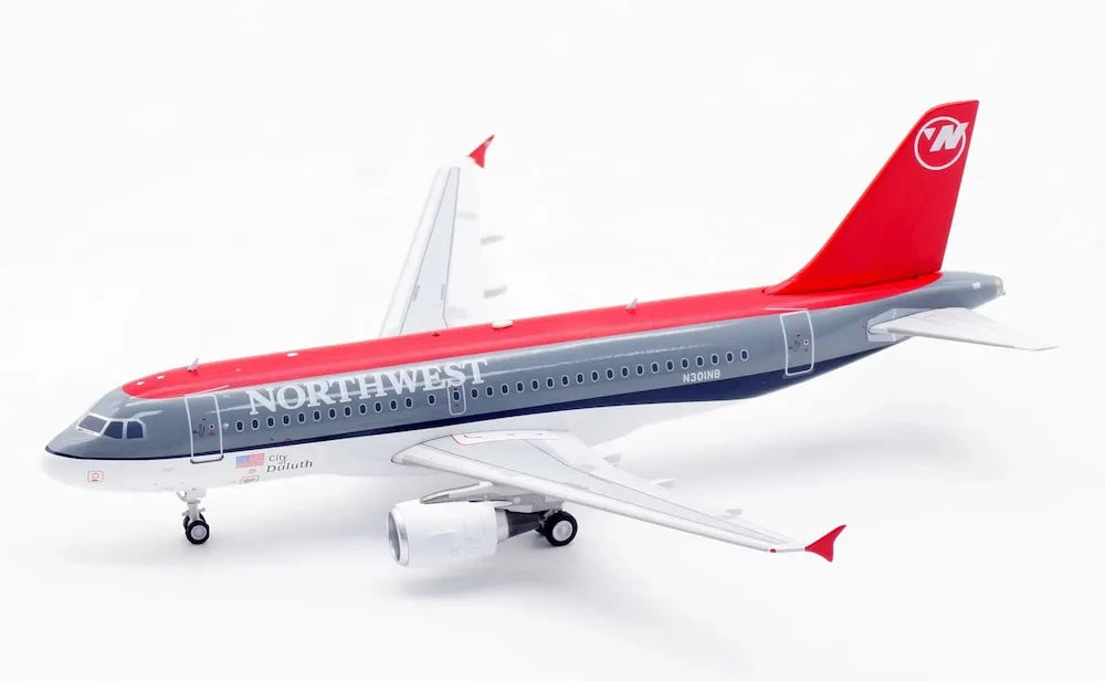 WB MODELS A319-114 NORTHWEST AIRLINES "CITY OF DULUTH" REG: N301NB