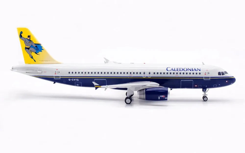 WB MODELS A320-231 CALEDONIAN AIRWAYS "BATMAN TAIL" REG: G-CVYG