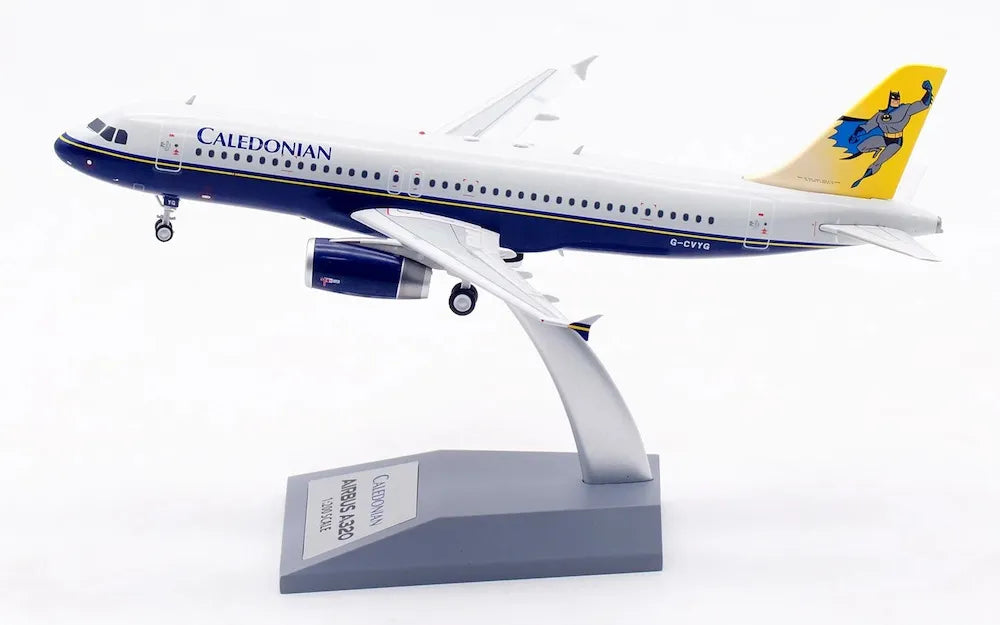 WB MODELS A320-231 CALEDONIAN AIRWAYS "BATMAN TAIL" REG: G-CVYG