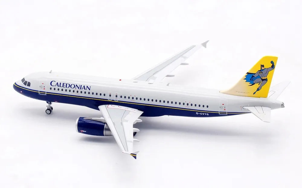 WB MODELS A320-231 CALEDONIAN AIRWAYS "BATMAN TAIL" REG: G-CVYG