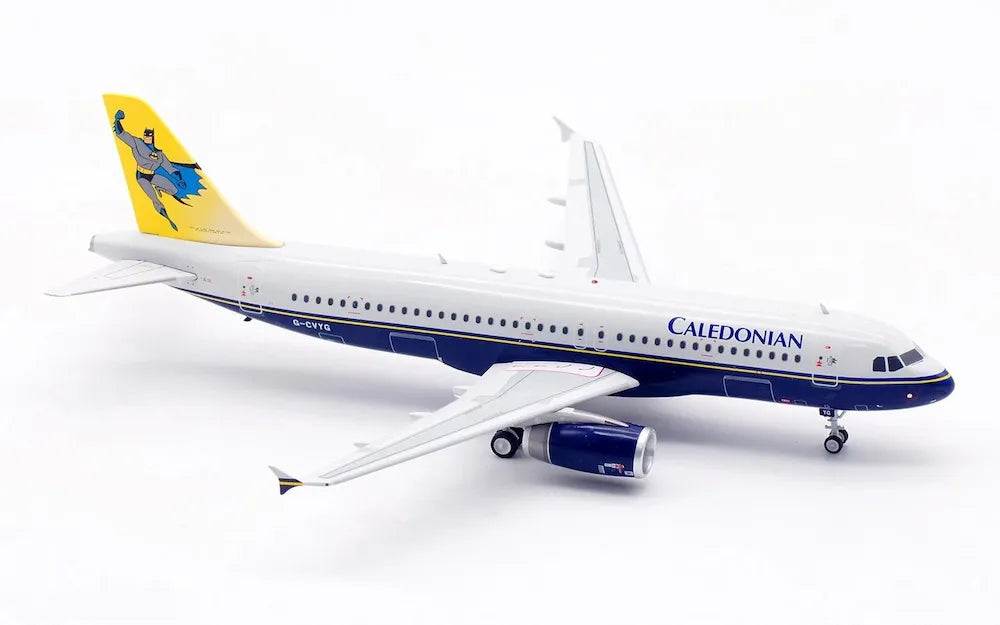 WB MODELS A320-231 CALEDONIAN AIRWAYS "BATMAN TAIL" REG: G-CVYG