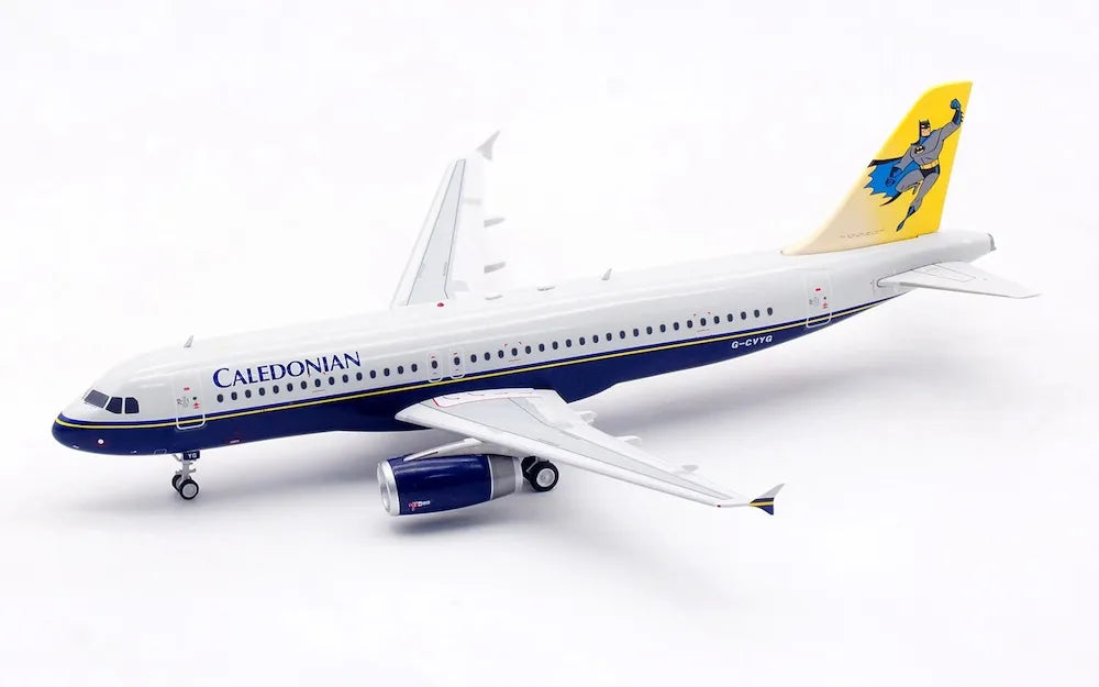 WB MODELS A320-231 CALEDONIAN AIRWAYS "BATMAN TAIL" REG: G-CVYG