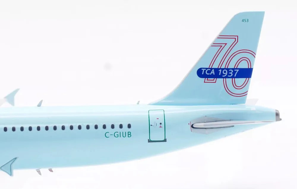 WB MODELS A321 AIR CANADA "ICE BLUE LIVERY WITH 70TH ANNIVERSARY TAIL" (LIMITED 100 MODELS) REG: C-GIUB
