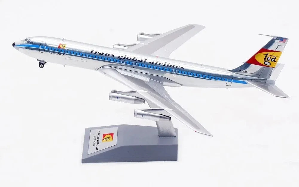 WB MODELS B707-300 TRANS GLOBAL AIRLINES REG: N324F