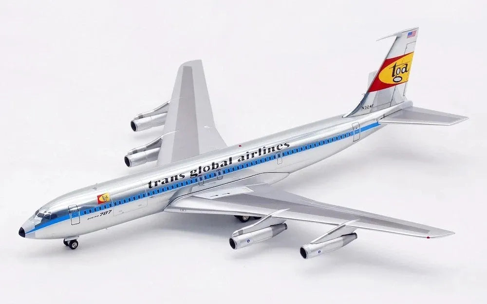 WB MODELS B707-300 TRANS GLOBAL AIRLINES REG: N324F
