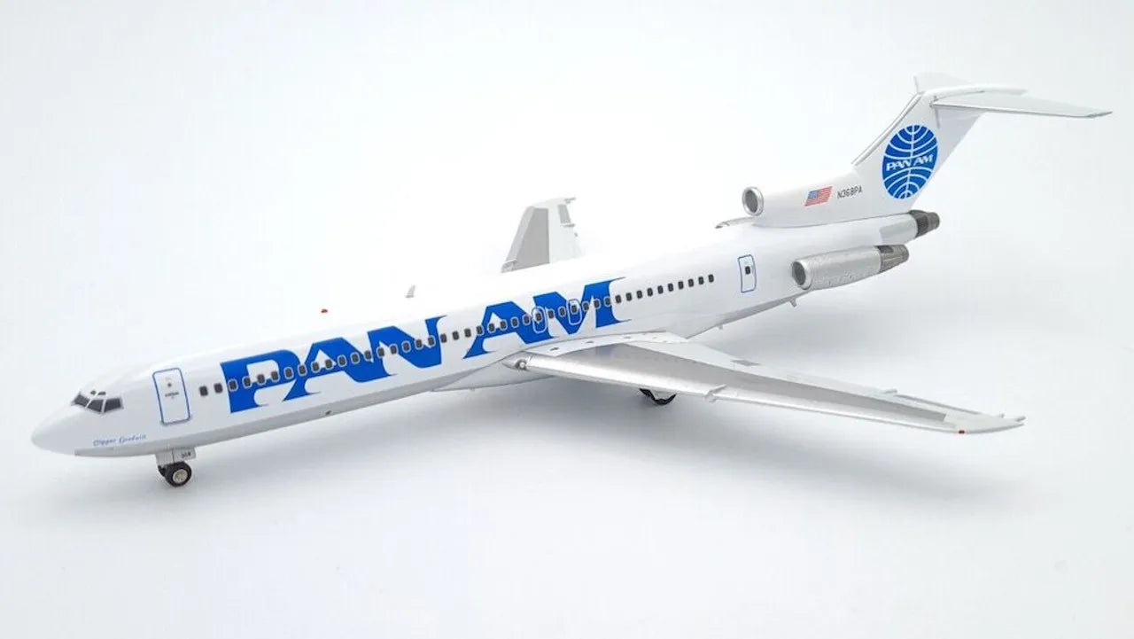 WB MODELS B727-200 PAN AM REG: N368PA AND COLLECTORS COIN