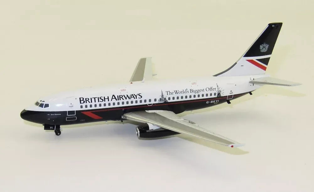 WB MODELS  B737-200 BRITISH AIRWAYS REG: G-BKYI