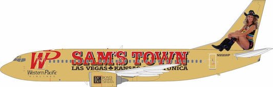 WB MODELS B737-3Q8 WESTERN PACIFIC AIRLINES "SAMS TOWN" REG: N956WP