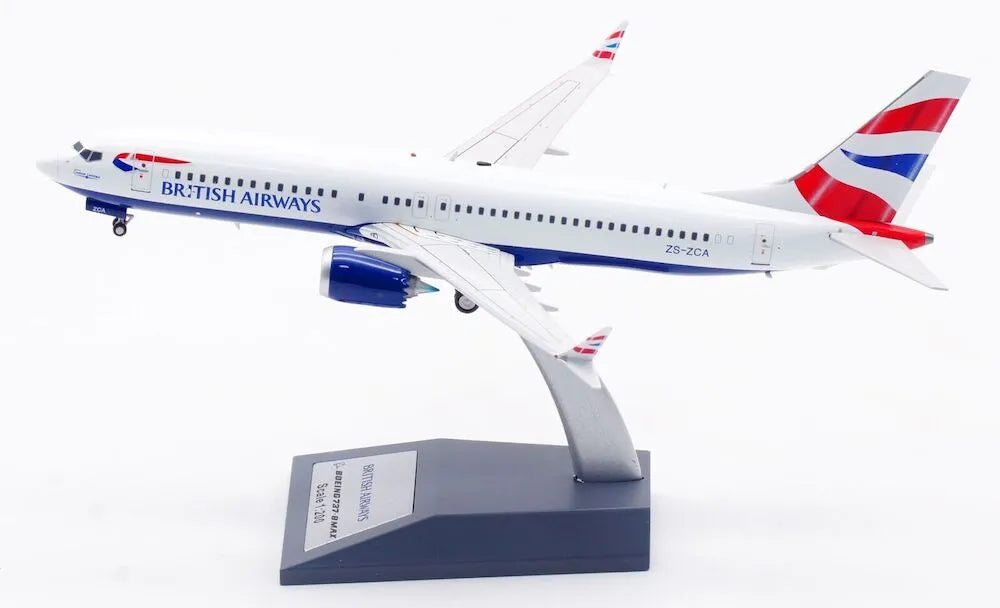WB MODELS B737-8MAX BRITISH AIRWAYS REG: ZS-ZCA LIMITED EDITION 73PCS