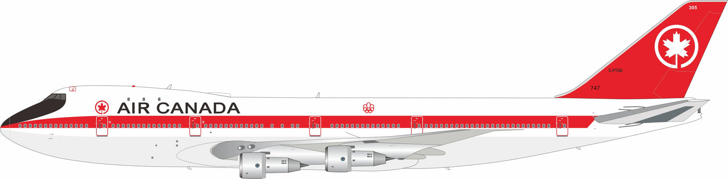 WB MODELS B747-133 AIR CANADA REG: C-FTOE