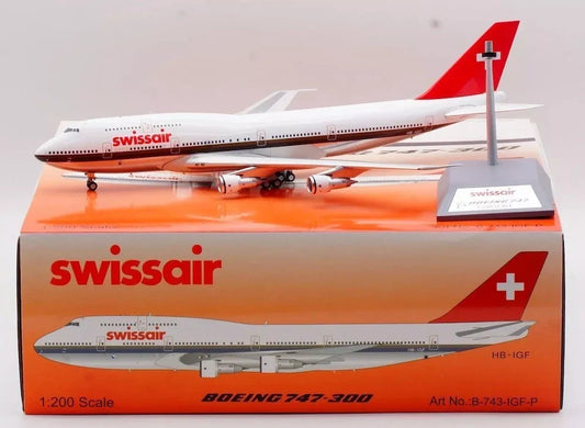 WB MODELS B747-357 SWISSAIR REG:HB-IGF