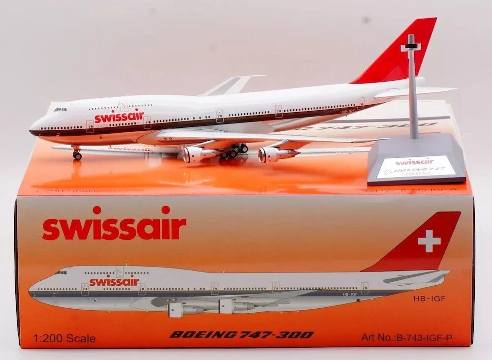 WB MODELS B747-357 SWISSAIR REG:HB-IGF