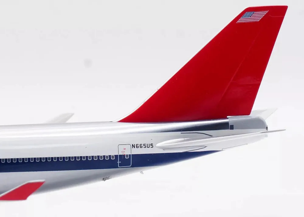 WB MODELS B747-451 NORTHWEST AIRLINES (POLISHED) REG: N665US