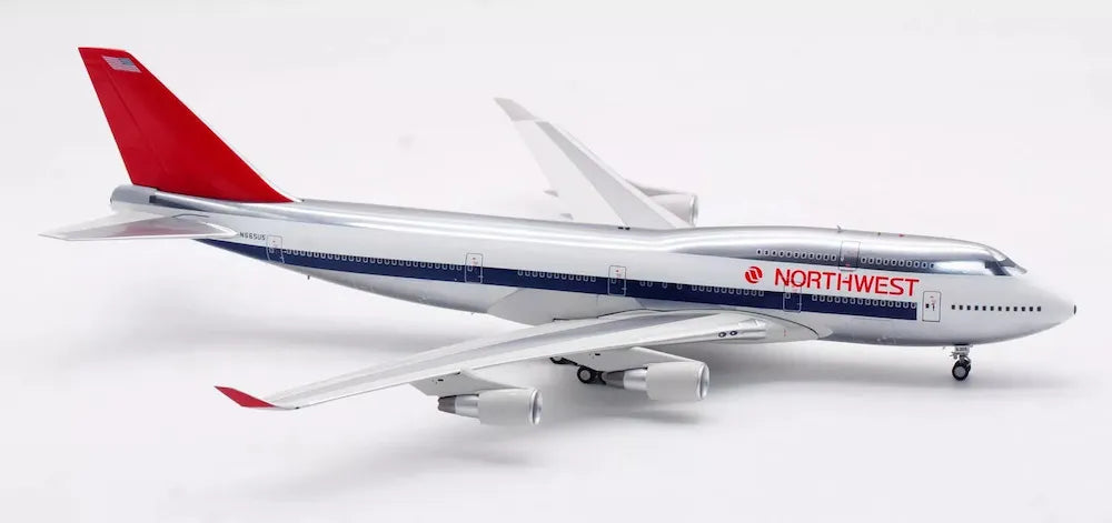 WB MODELS B747-451 NORTHWEST AIRLINES (POLISHED) REG: N665US