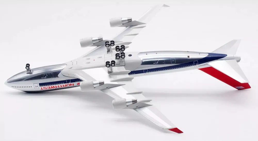 WB MODELS B747-451 NORTHWEST AIRLINES (POLISHED) REG: N665US