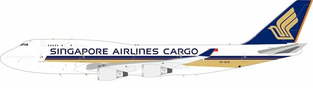 WB MODELS B747-412(BCF) SINGAPORE AIRLINES CARGO REG: 9V-SCB