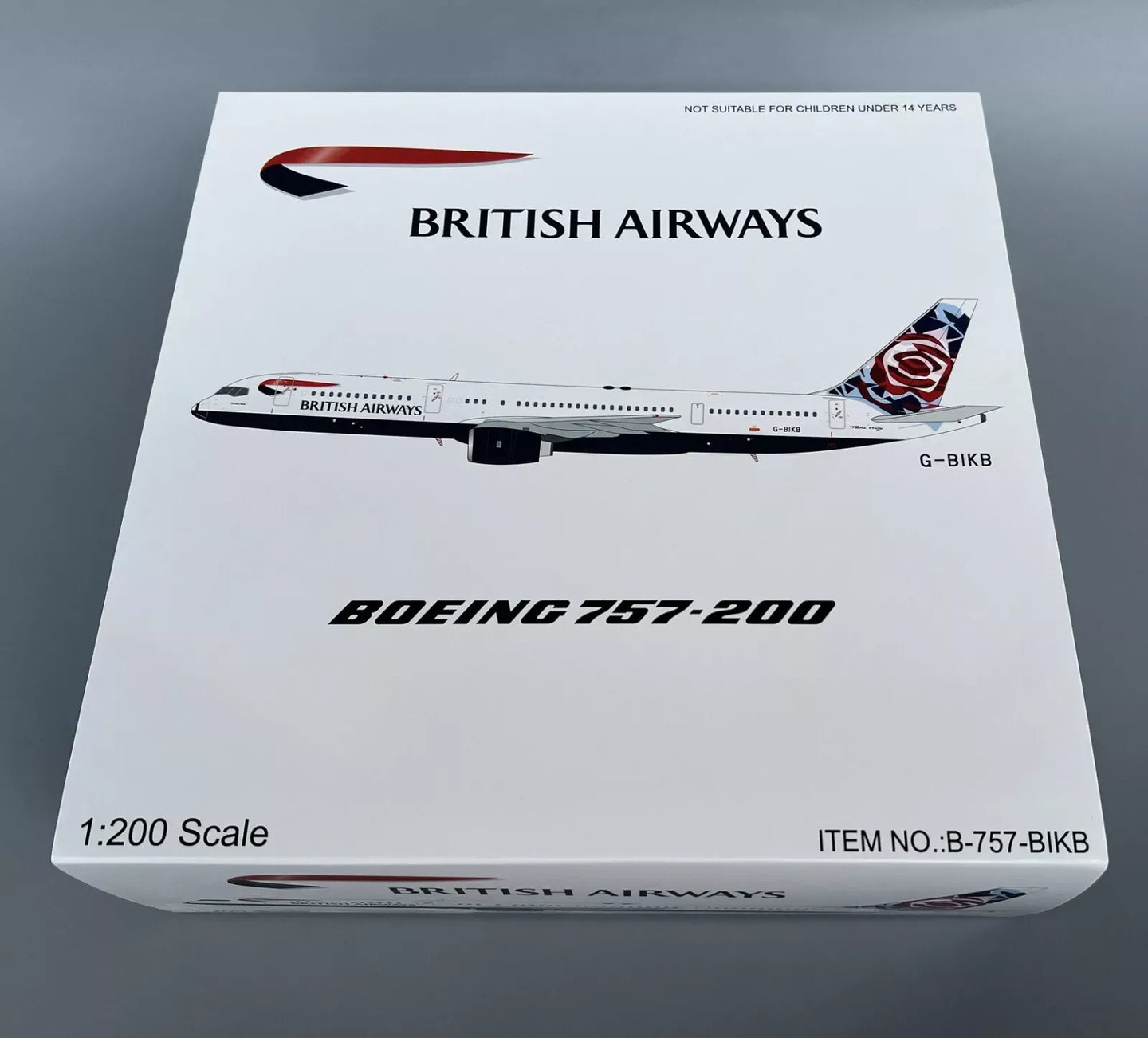 WB MODELS B757-236 BRITISH AIRWAYS REG: G-BIKB