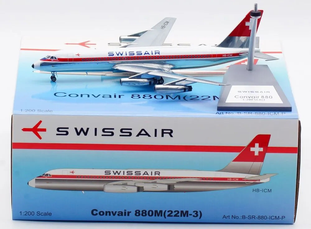 WB MODELS CONVAIR 880M (22M-3) SWISSAIR REG: HB-ICM